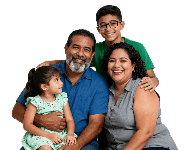 Ilustração de pessoas acessando serviços de saúde por meio de um aplicativo